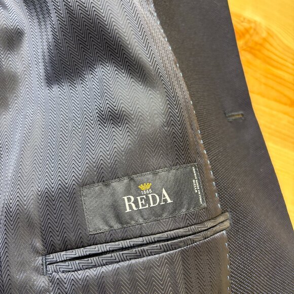 Joseph Abboud Blazer Size 46 XL Blue Navy Coat 2 Button Reda Wool SX Nch NEW - Picture 13 of 15